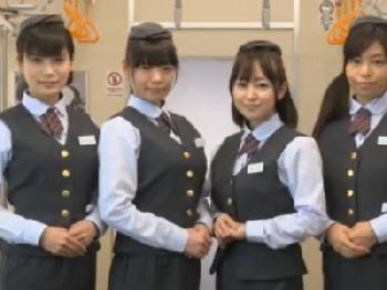 これでコロナ禍の満員電車もリラックス!!股間の穴鉄道による性サービスW