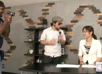 新人女子アナウンサーが初体験の黒人ペニスを体当たり取材!!感じたことのない巨根に悶絶実況W