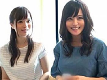 セックスレスが悩みの友人同士の2人をナンパ乱交