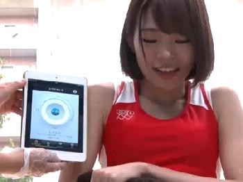 アスリート素人さんが開脚で膝ガックガク言わせながら絶頂