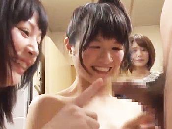 猥褻娘3人衆に陰茎苛め抜かれてキン玉空っぽ