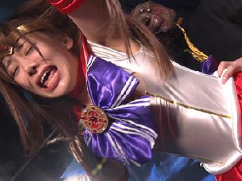 悪の肉棒に完全支配される美少女戦士!!屈辱の失禁イキで果てる