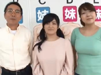 娘のおめこ当てクイズで迂闊にも近親精液オメコへ挿入したまま射精する父親