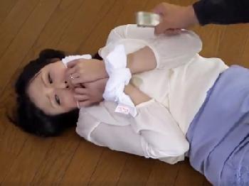知り合いの人妻を手足口全部縛って冷酷非道な膣射強姦