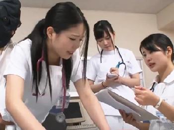 常にペニスを挿入されて幾度もオメコ内で直接発射されながら勤務するナースたちW