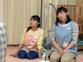 大人限定の保育園で猥褻先生二人との3人プレイで辛抱出来ずにスペルマ孕ませ射精