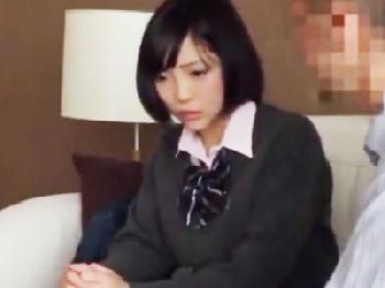 脅されてAVに出た女子校生がプレイ中に号泣→最後までされて中出し喰らうW