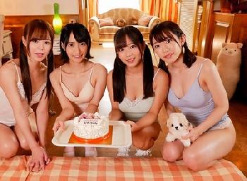 これが本当のガチハーレム!!1対4で美少女たちを独占できる夢の5P乱交