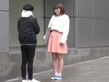渋谷でナンパされた現役女子大生が訳も分からなぬまま絶叫中出し