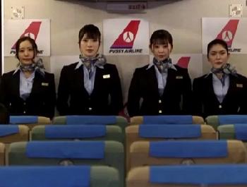 股間のワレメ航空・中出し便の最上おもてなしサービス!!