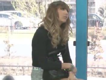 渋谷の素人ギャルがマジックミラー号で昇天アクメ