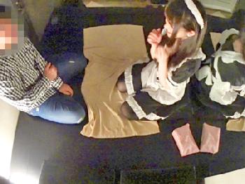 歌舞伎町の裏オプリフレ嬢の店に潜入→色白メイドに中出し!!