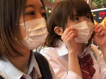 歌舞伎町のヤレると噂の女子校生2人組!!肛門射精大乱交!!