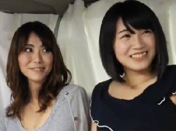 ギャルとの母娘ナンパしてレズビアンプレイさせる→濡れたところに男乱入して中出し3P