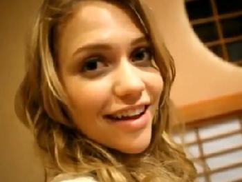 ブロンドのSEX大好き素人娘としっぽり温泉ハメ撮り