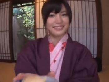 巨乳グラドルと温泉旅行で二人きりのディープな顔面射精セックス