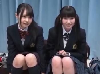 女子校生コンビを言葉巧みに誘導して→二人まとめて性行為