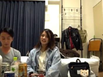 タレントレベルにキュートな素人女子を連れ込み盗撮→騎乗位から自分で舌出しゴックンする有能股間の穴W