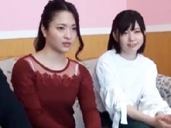 射精一発で一万円!!女子大生コンビが男友達を昇天させる