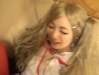 金髪コスプレイヤーにためらいなく膣内発射