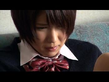 ショートヘア美少女脅して性的暴行顔面射精!!