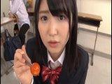 とにかくペニスが好物な女子校生が精液溜めまくりの男子から大量ぶっかけ射精
