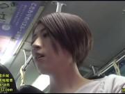 痴漢を電車から誘い出しヤラせるパンスト女性会社員