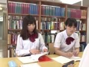 学校の図書室で友人の彼氏を寝取ってしまう清楚系女子校生