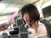 巨乳女性会社員が上司の性的ハラスメントに抵抗できず犯される