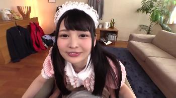 小悪魔美少女がメイドコスプレでやってきたので情熱的な膣射セックス