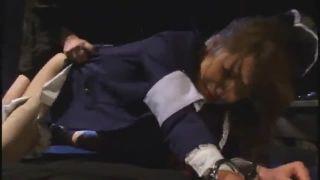 ヒロイン役のお姉さんが裏では性的暴行されおまんこ直接射精を食らう悪魔の現実W