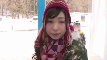 無料マッサージで惑わされてマジックミラー号に→寝取りSEXで女性器へ直射精される巨乳彼女