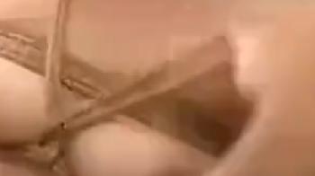 黒髪お姉さんがその美肌ボディをがっつり縛られて調教され涙目で悶絶W