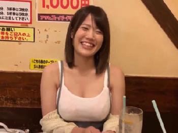 出会い系で会った巨乳素人と居酒屋→ホテルへ行って・・・