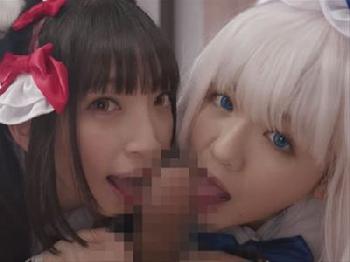 ご主人様が大好きな発情期の人型美少女ネコ2人組と情熱的なにゃんにゃん交尾