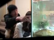 合コン後にお持ち帰りした素人娘を盗撮しながら全力でハメたった