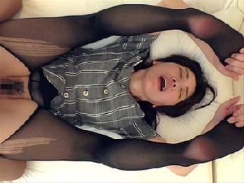 黒パンストフェチ必見!!SNSで知り合った変態美脚妻とパンストプレイセックス!!