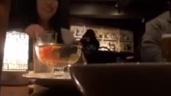 居酒屋で仲良くなった男と3日後にデートして性行為したら盗撮された巨乳娘