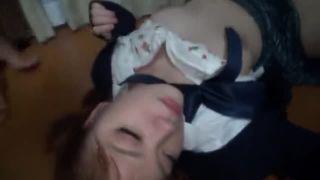 極悪凌辱集団に尾行され気づくも追いかけられて挿入される美少女女子校生