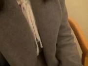 彼氏が部屋の外に出された美少女は他人棒とのセックスを堪能しちゃいます