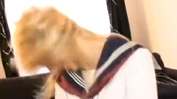 外国人金髪美少女はサムライペニスに成敗されてイキ果ててしまいます